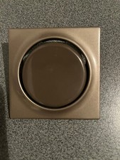 Gira Lichtschalter Abdeckung - braun metallic