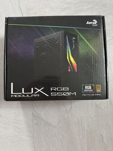 Aerocool lux rgb 550m 550 - rgb, watt