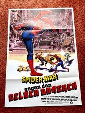 Spiderman gegen den Gelben Drachen Kinoplakat Poster A1, Nicholas Hammond