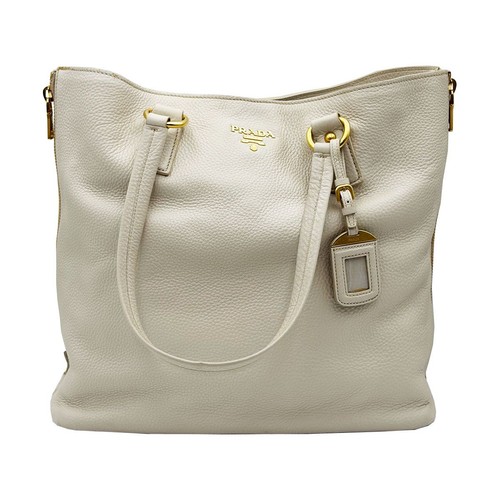 Prada white vitello daino - vitello,