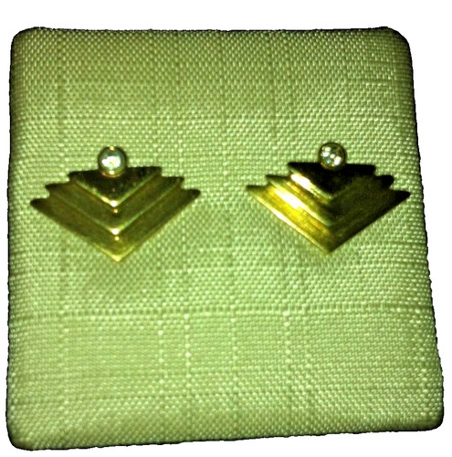 Gold 333 ohrringe dreieck kein - gold,