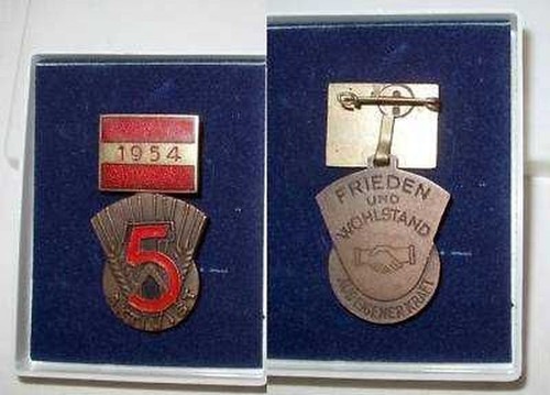 Ddr orden aktivist - orden, 5
