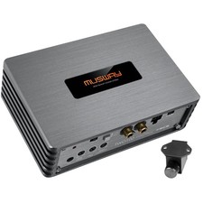 MUSWAY TWO100 2 Kanal Auto Verstärker Mini Endstufe 400 Watt RMS, 2 Ohm stabil