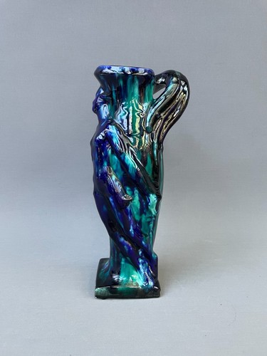 Jugendstil krug aus steingut - krug,