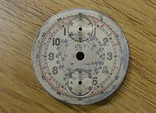 ORIGINAL BUT SUISSE Chronograph Zifferblatt vintage ca. 29,6 mm