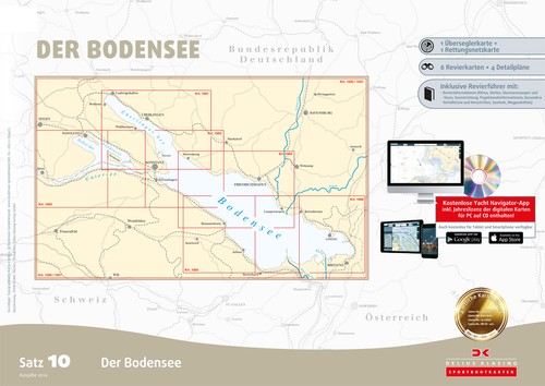 Sportbootkarten satz - sportbootkarten-satz, 10