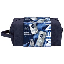 NIVEA MEN Geschenkset SILVER CONTROL - Hautverträglich Duftfrei Antibakteriell