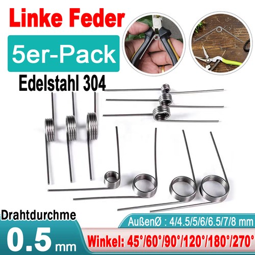 Drehfeder schenkelfeder d - schenkelfeder,