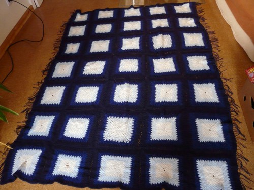 Patchwork überwurf decke - patchwork,