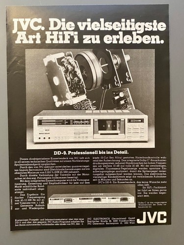 Jvc cassettendeck tape - dd-9,