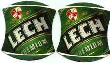 sehr schöner Bierdeckel Lech Premium Bier  Polen  L