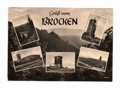 Gruß vom brocken 1957 - vom, turm