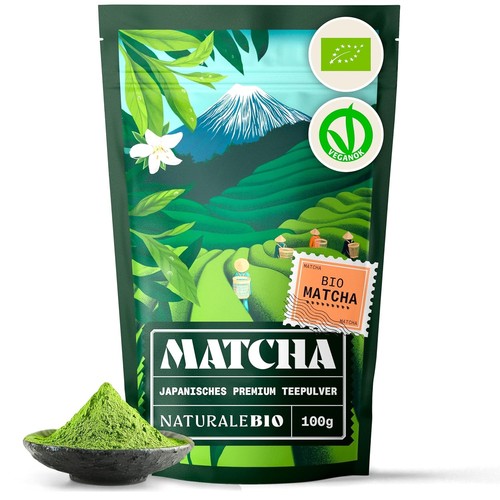Naturalebio matcha tee pulver - matcha,