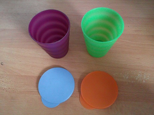 Tupperware 2 becher - ,
