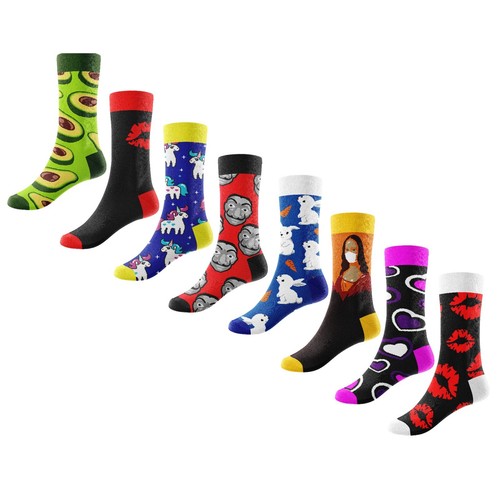 Lustige socken damen herren - herren, 8