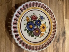 Deko Teller Handgemalt Bauermalerei Keramik