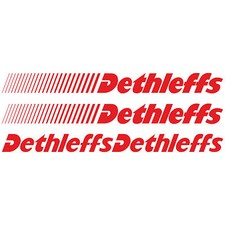 Dethleffs old aufkleber - dethleffs,