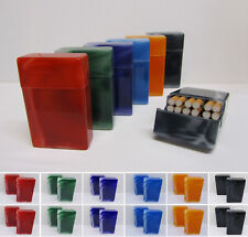 ☆ 4 x Zigarettenbox - COLOR-S 18 marmoriert - 18 Zigaretten (Schachtel mit Steg)