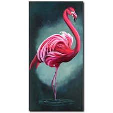 NOVAARTE Acryl Bild Gemälde Flamingo Abstrakte Malerei Modern Kunst XXL ORIGINAL