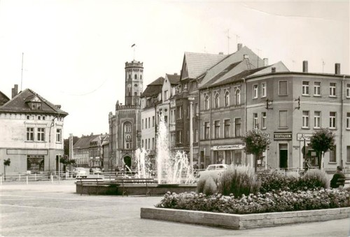 Meuselwitz blick zum rathaus - meuselwitz,