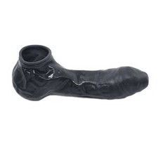 Latex Rifflecondom mit Hodensack 22cm (One Size)