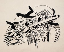 Bernhard Heisig Porträt Mann