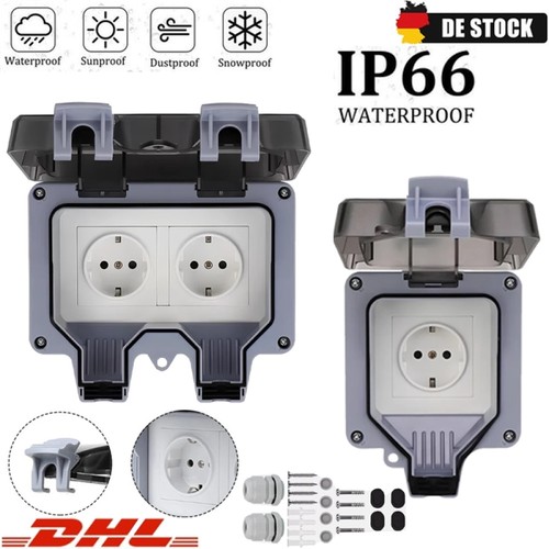 Ip66 wandsteckdose outdoor - ip66,