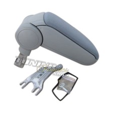 Armlehne Mittelarmlehne für Audi A4 S4 8E B6 B7 (01-08) STOFF / TEXILBEZUG GRAU