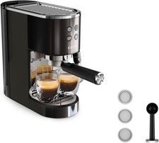 Krups Virtuoso+ Espresso-Siebträgermaschine, 15 bar Pumpendruck, 3 Crema-Filter