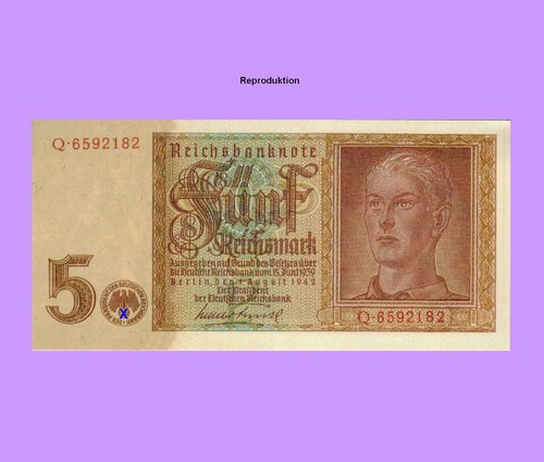 Drittes reich reichsmark - 5,