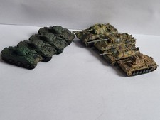 4 dt. & 4 US Panzer, Takara World tank Museum Tanks, 1:144, Mini Tanks, Cando,