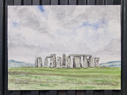 Original gouache gemälde - original,