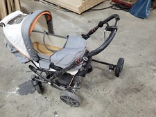kinderwagen Hartan weiß orange