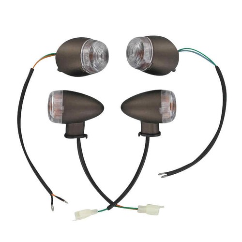 Blinker komplett braun matt