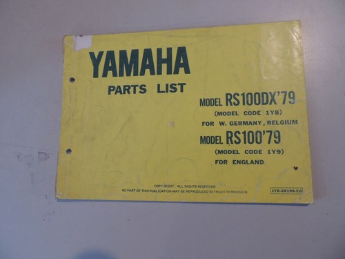 Parts list catalog teile - list,