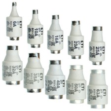 Schmelzsicherung DII - DIII Sicherung 5-pack 6 - 63A