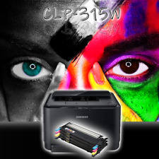 SAMSUNG Farblaserdrucker CLP-315W W-LAN inkl. neue Toner