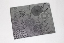 Gläsertuch "Flowers" natur