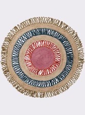 Teppich bunt Ø 200 cm HEINE Teppich rund 100% Jute grün-bunt Gr. 3 - P711