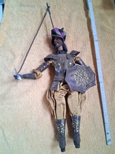 Marionette Ritter Holz Metall