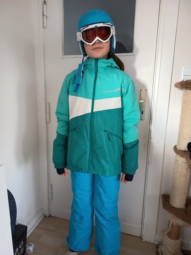 Skishose jacke helm brille - skishose,, jacke,