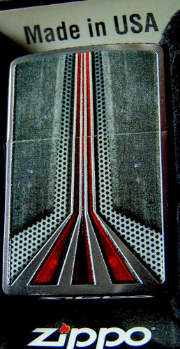 Original zippo black red - original,