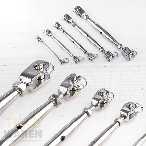 Edelstahl wantenspanner inox - edelstahl,