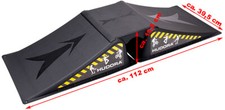 Hudora Skater Rampen-Set für Skateboard, Waveboard, Skaterrampe 3tlg, 11116