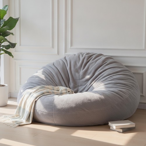 Sitzsack bett groß grau - sitzsack,