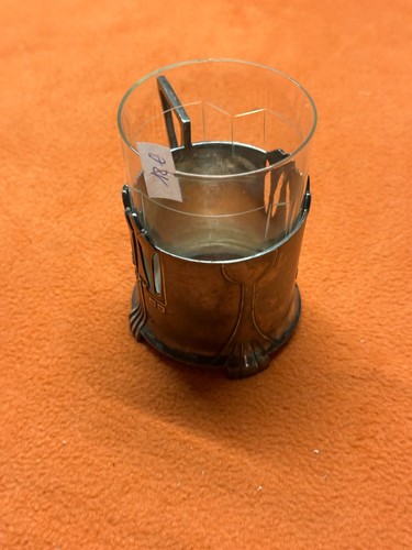 Altes teeglas versilbert - versilbert, wmf