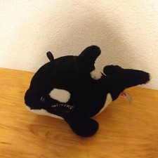  Morgenroth Orca Wal schwarz weiß 35 Plüschtier Stofftier Kuscheltier Missing