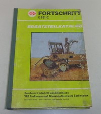 Teilekatalog / Ersatzteilliste Feldhäcksler E 281 C Stand 01/1985