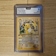 Pokemon Lt. Surges Raichu Holo