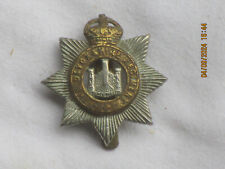 Devonshire Regt,Bimetall,Kings Crown, British Army Capbadge ,40x45mm, bis 1958